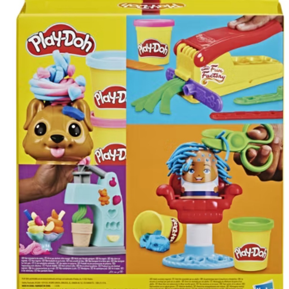NEW| Play-Doh Mini Classics Playset |Fun Factory Set - Multicolor